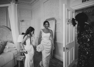 Hedsor House Spring Wedding, Buckinghamshire Wedding Dress Designer